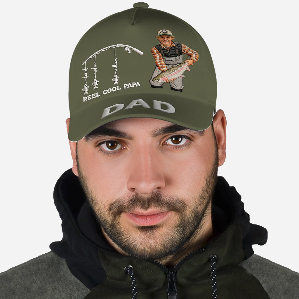 Super Papa - Casquette de Pêche Personnalisée