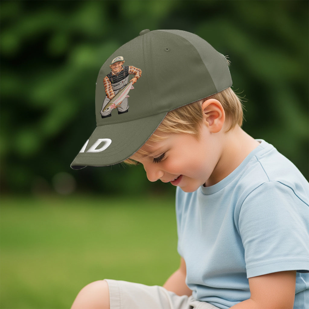 Super Papa - Casquette de Pêche Personnalisée