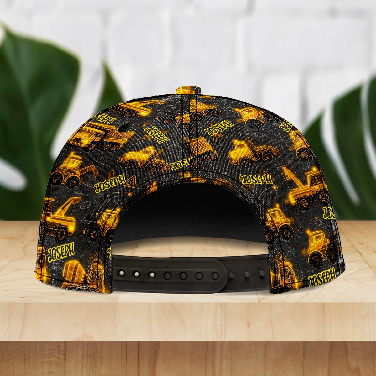 Baustellenfahrzeuge – geeignet für Kinder zum Mitnehmen im Freien – personalisierte Kinder-Snapback-Kappe