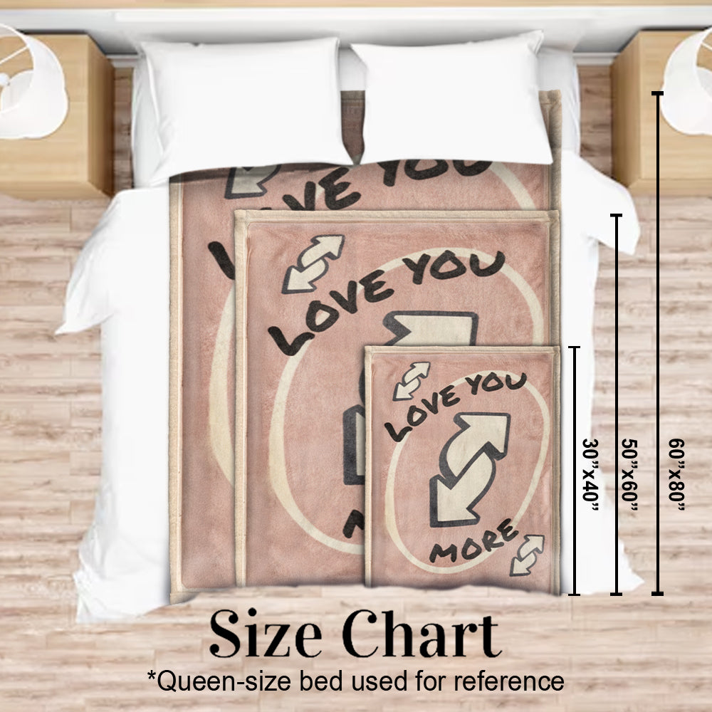 Carte inversée « Je t’aime plus » - Couverture personnalisée pour couple