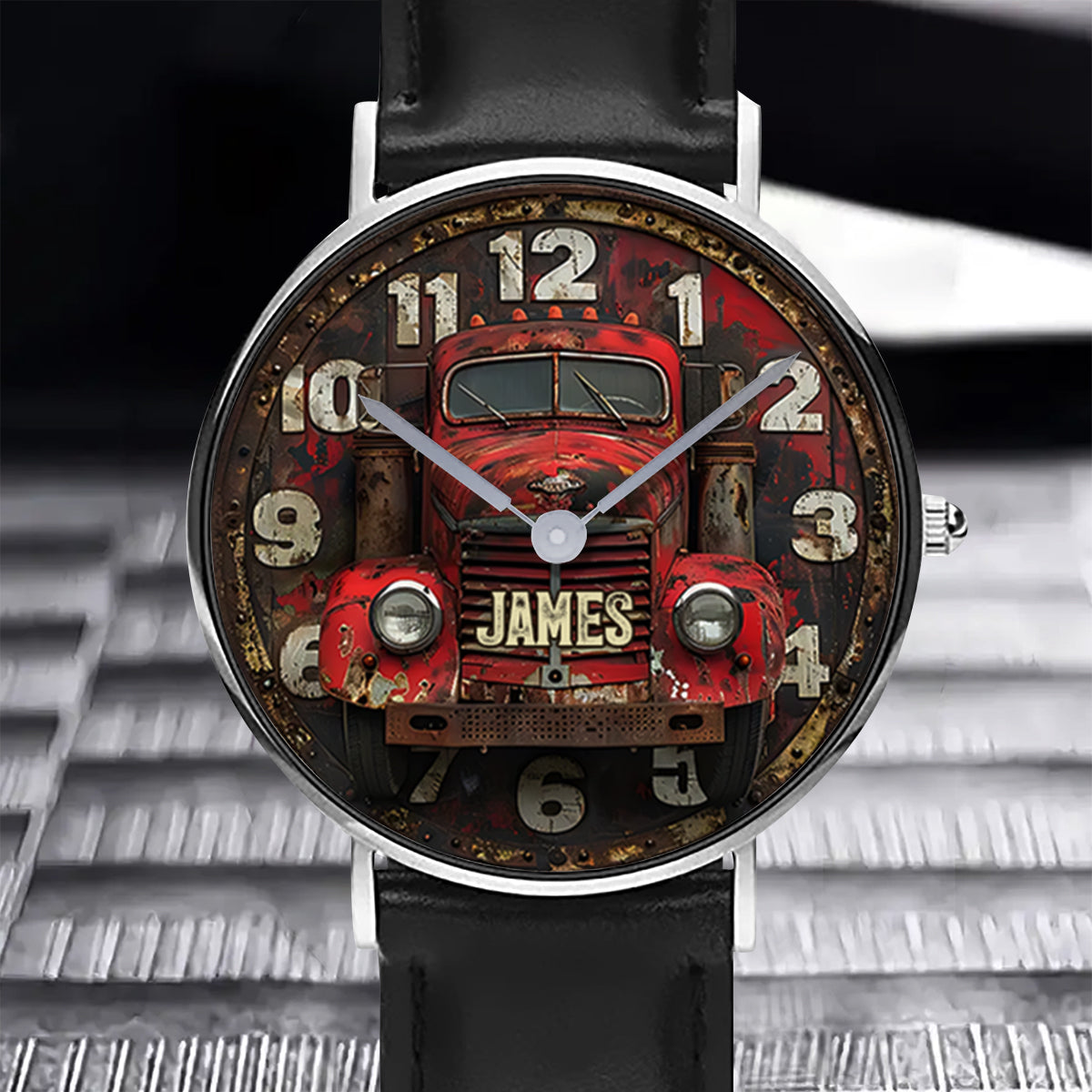Geschenk für LKW-Fahrer – Personalisierte LKW-Handuhr