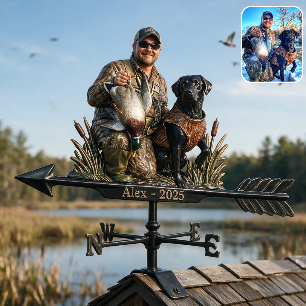 Duck Turkey Hunting Season - Personalized Hunting Weather Vane