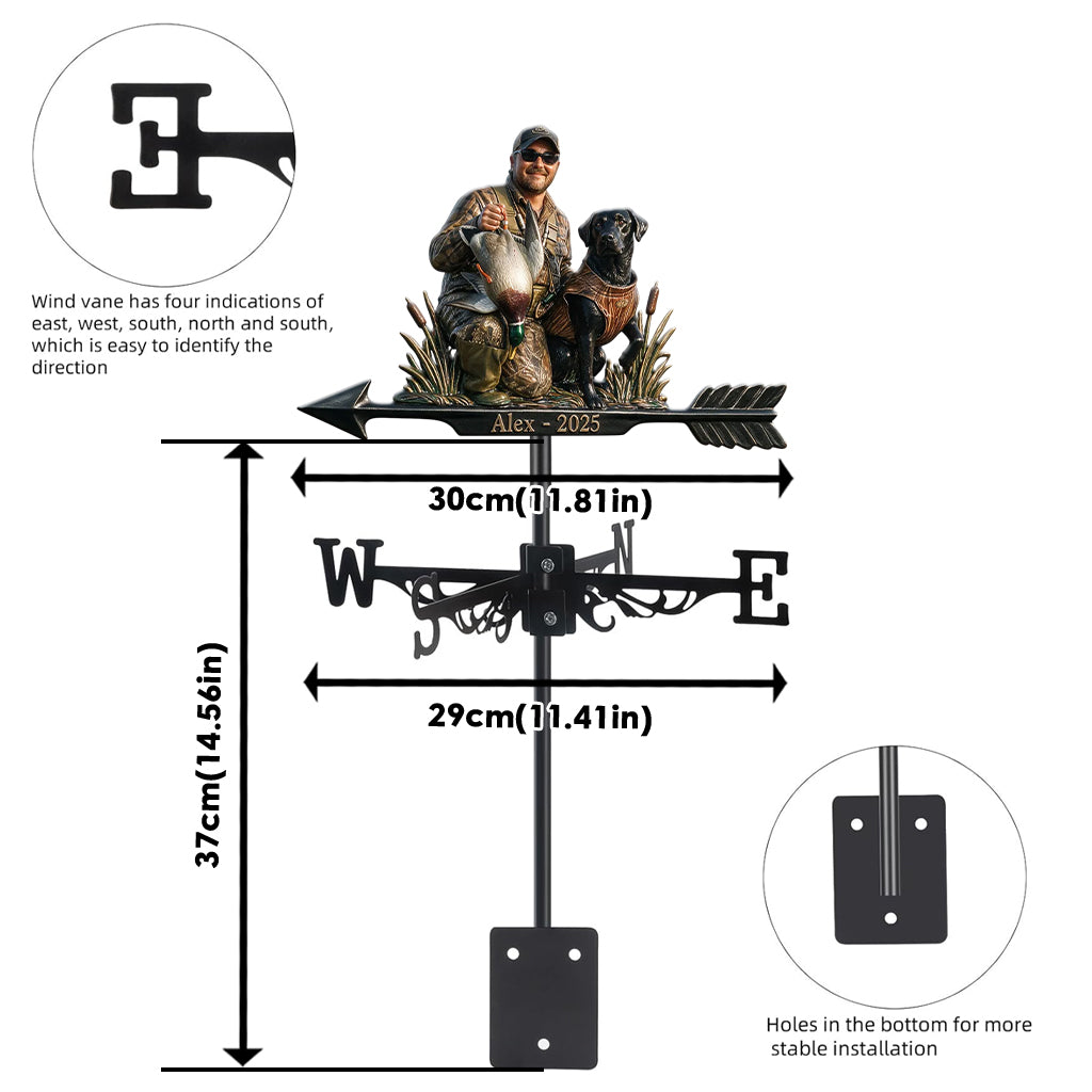 Duck Turkey Hunting Season - Personalized Hunting Weather Vane