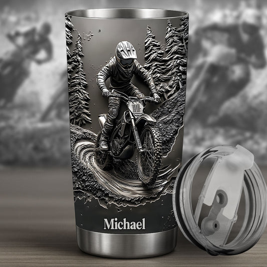 Moto Life - Personalized Dirt Bike Tumbler
