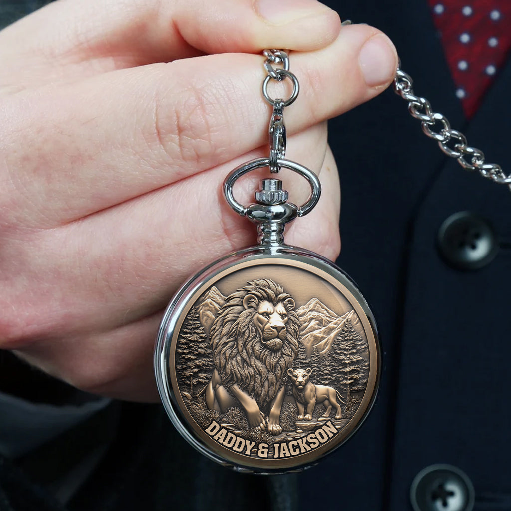 Für meinen Sohn – Personalisierte Taschenuhr für meinen Sohn