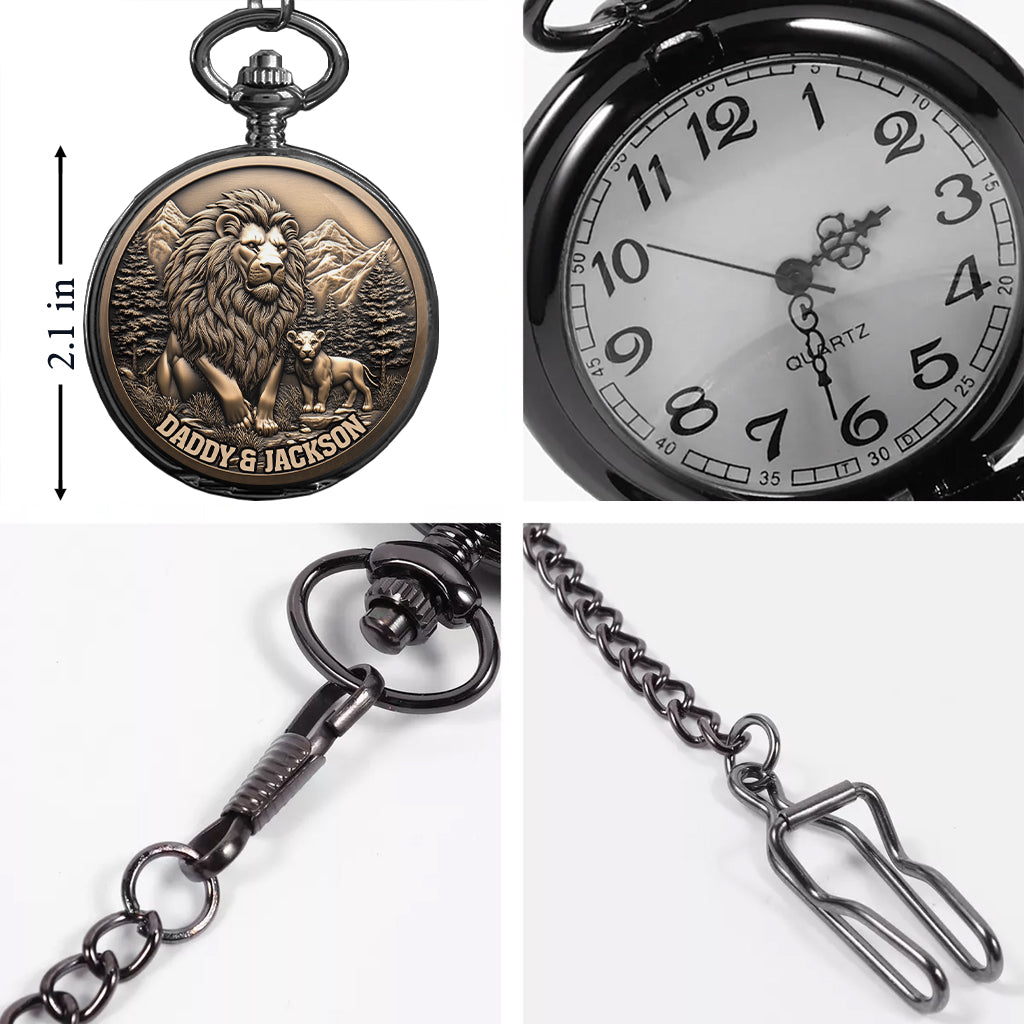 Für meinen Sohn – Personalisierte Taschenuhr für meinen Sohn