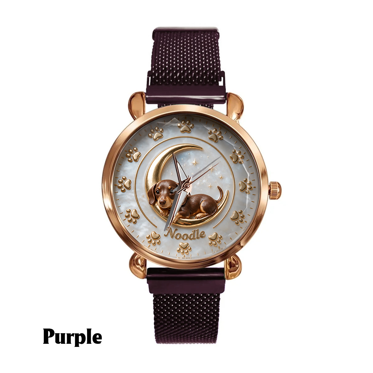 La vie est meilleure avec mon chien - Montre femme personnalisée