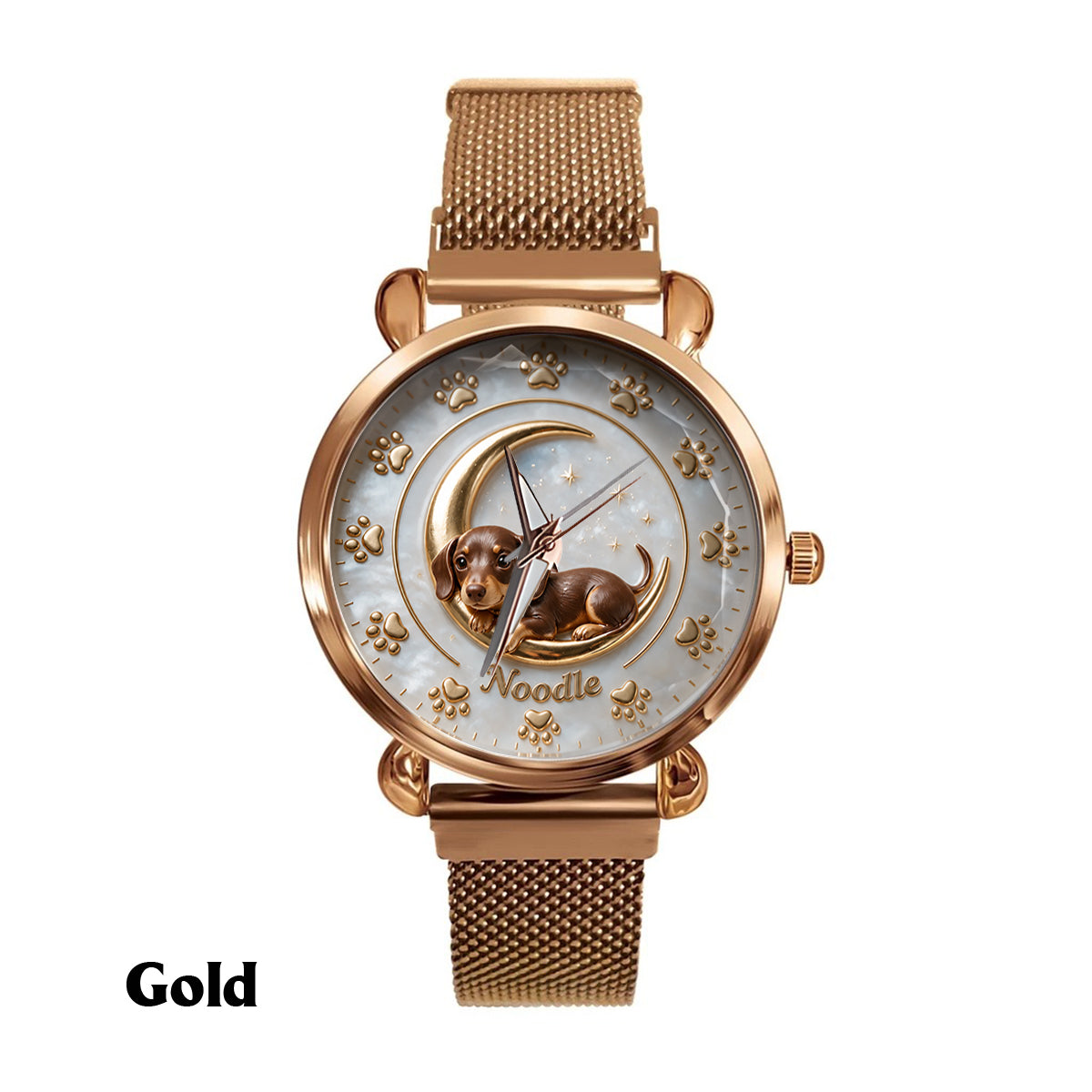La vie est meilleure avec mon chien - Montre femme personnalisée
