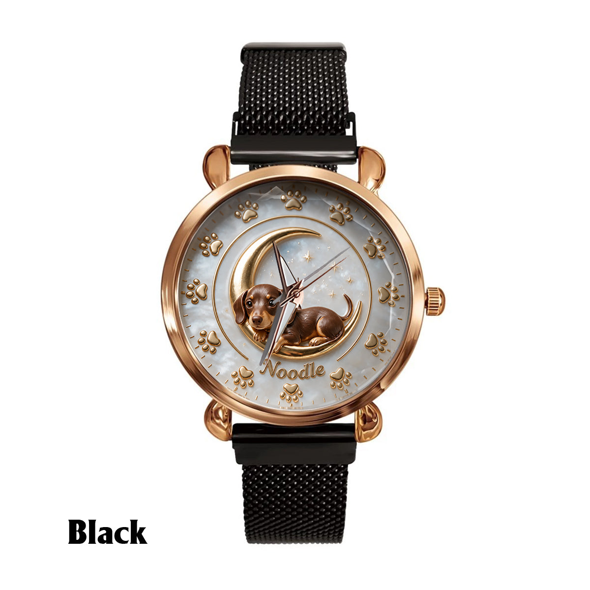 La vie est meilleure avec mon chien - Montre femme personnalisée