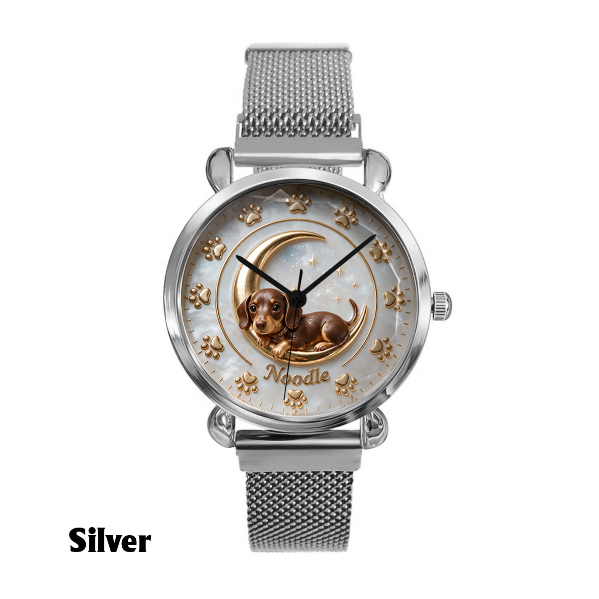 La vie est meilleure avec mon chien - Montre femme personnalisée