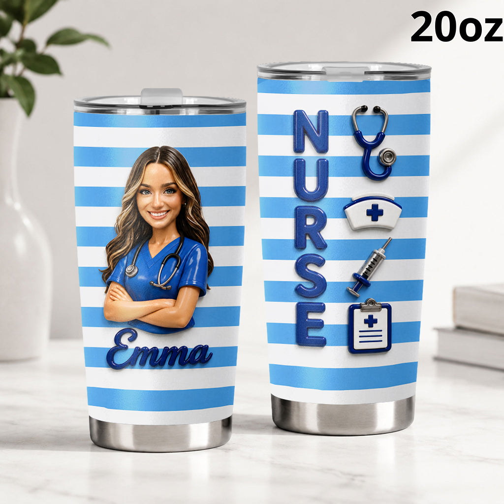 Tasse Infirmière Personnalisée - Vie d'Amour de Photo