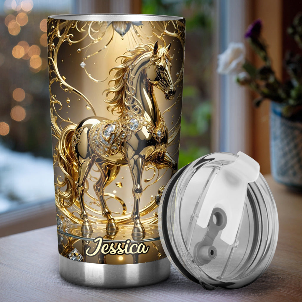 Gobelet personnalisé Love Horse - Motif cheval