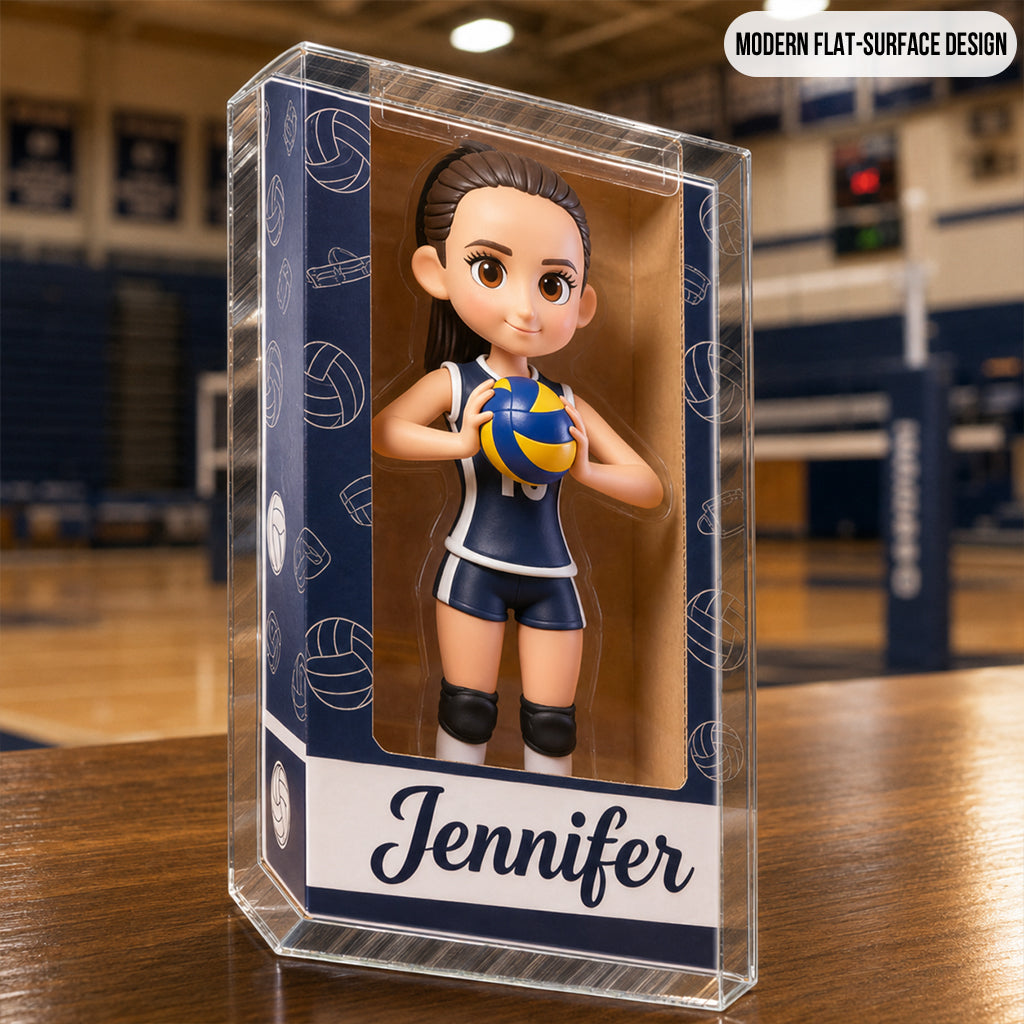 Jede Sportart – Volleyball, Fußball, Basketball, Baseball... – Personalisierte Acrylplakette in Volleyballform