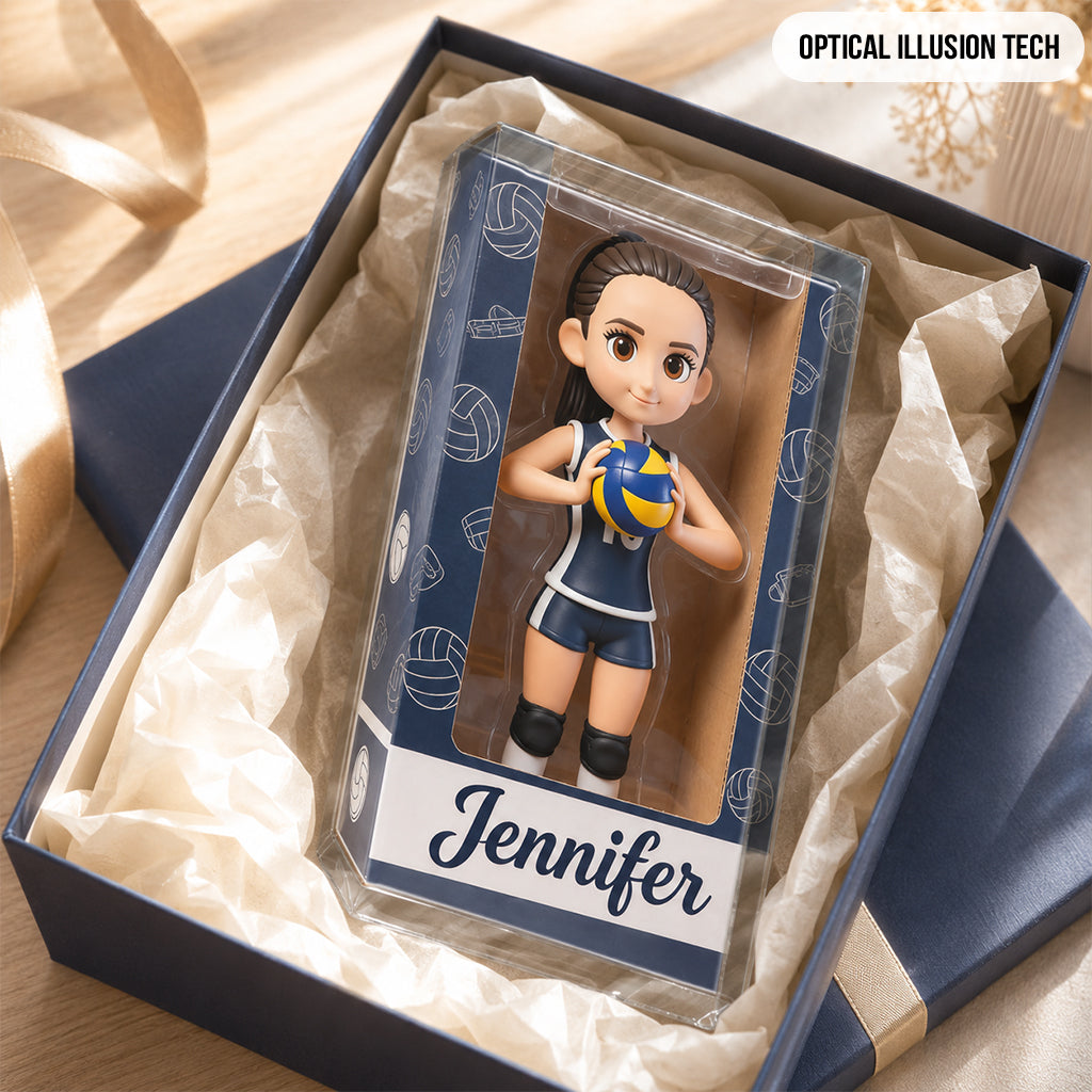 Jede Sportart – Volleyball, Fußball, Basketball, Baseball... – Personalisierte Acrylplakette in Volleyballform