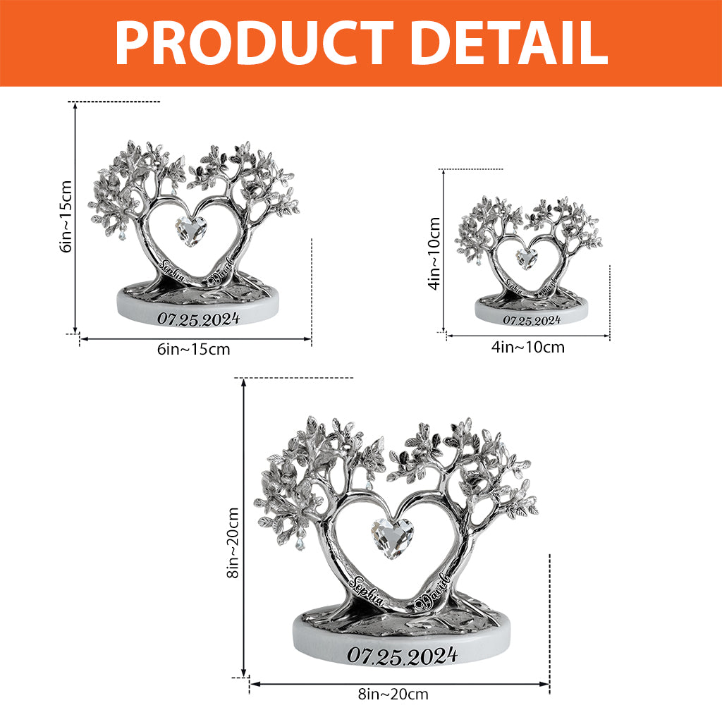 Anniversary Gifts - Personalized Couple Custom Shaped Acrylic Plaque