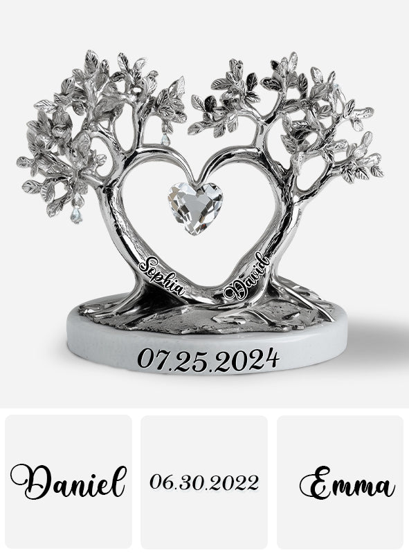 Anniversary Gifts - Personalized Couple Custom Shaped Acrylic Plaque