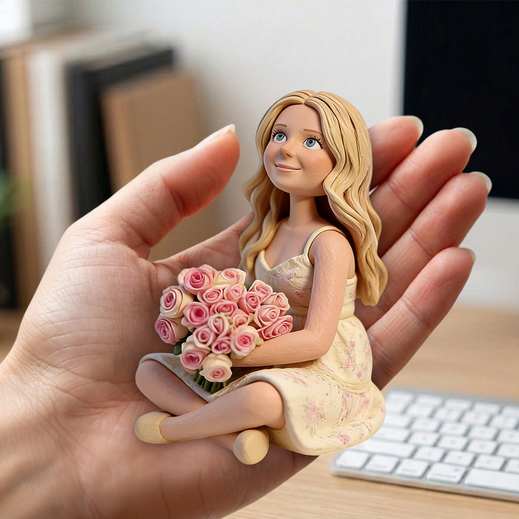 Photo Personnalisée - Figurine 3D Premium de Jardinage