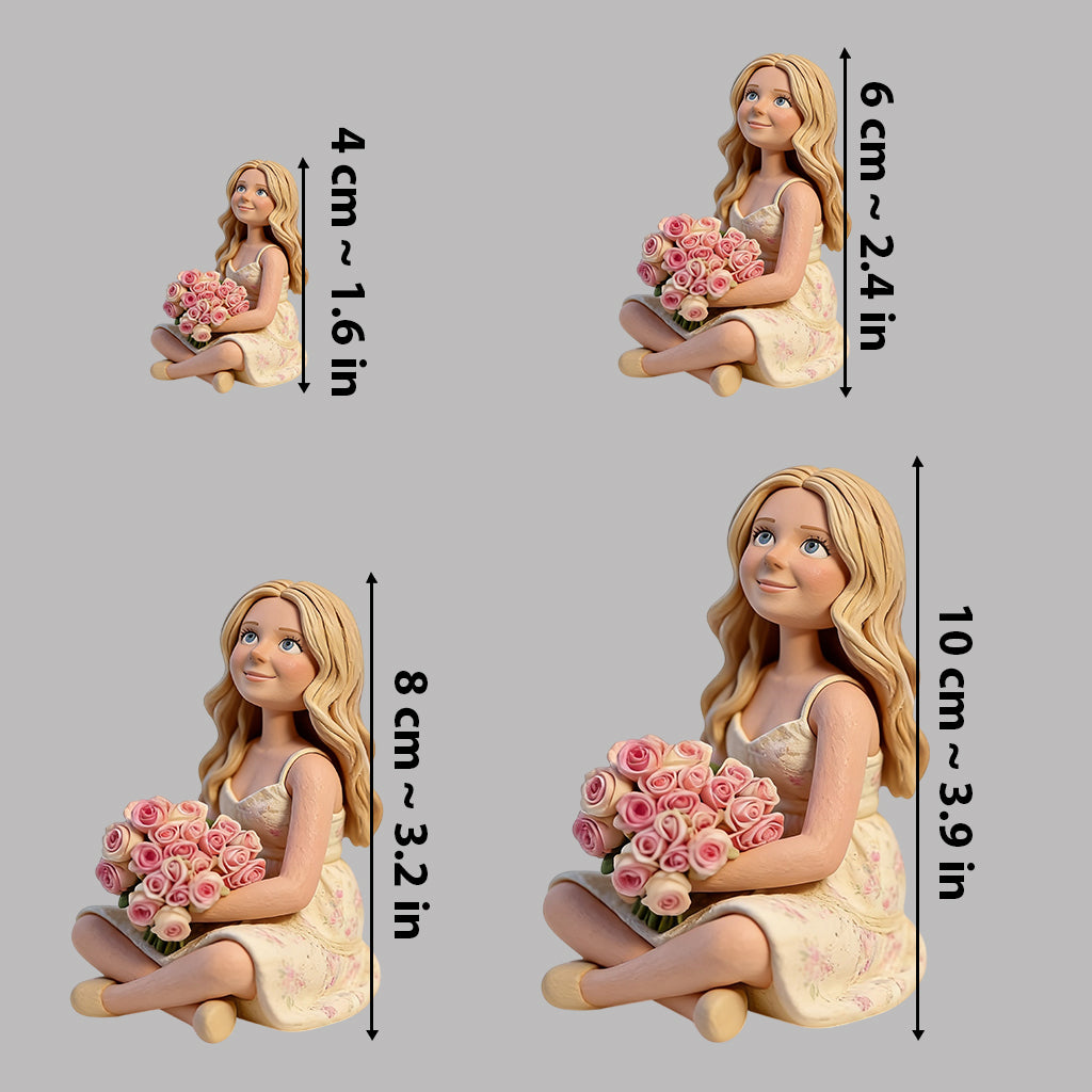 Photo Personnalisée - Figurine 3D Premium de Jardinage