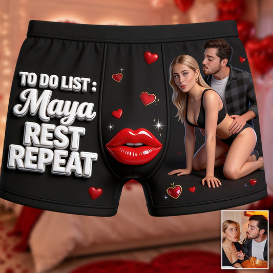 Liste de Tâches - Boxers Personnalisés pour Couples Épicés