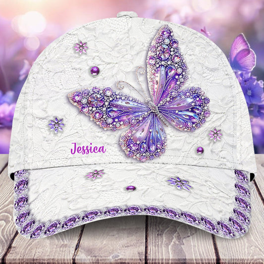 Wunderschöner Schmetterling – personalisierte Schmetterlings-Klassiker-Kappe