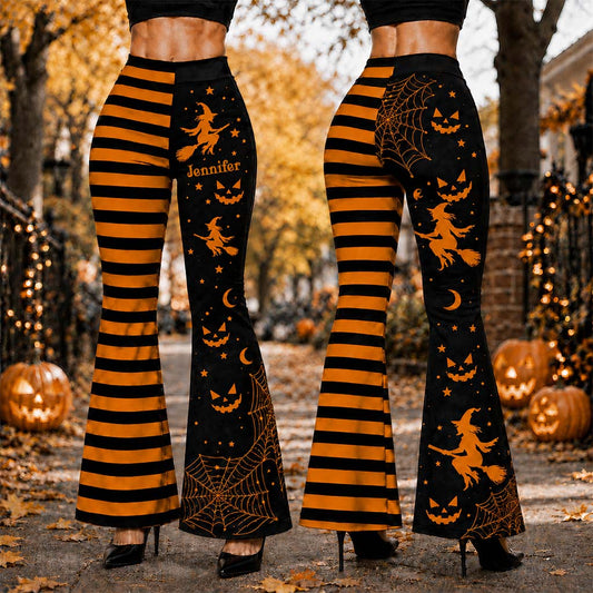 Halloween Gift - Personalized Witch Flare Pants