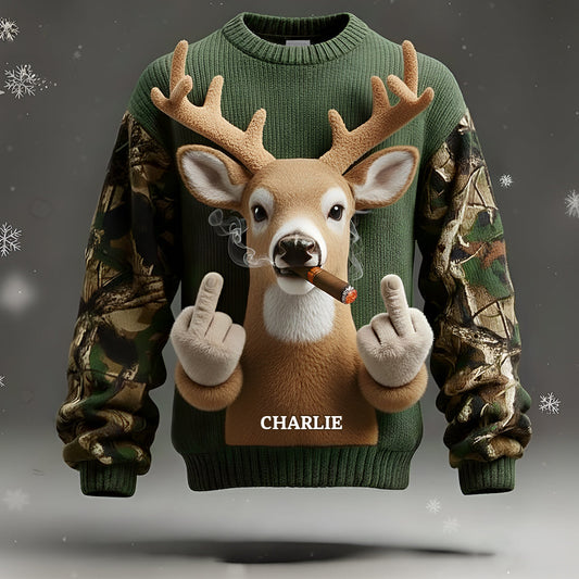 Die Jagdsaison naht – Personalisierter Jagd-Pullover