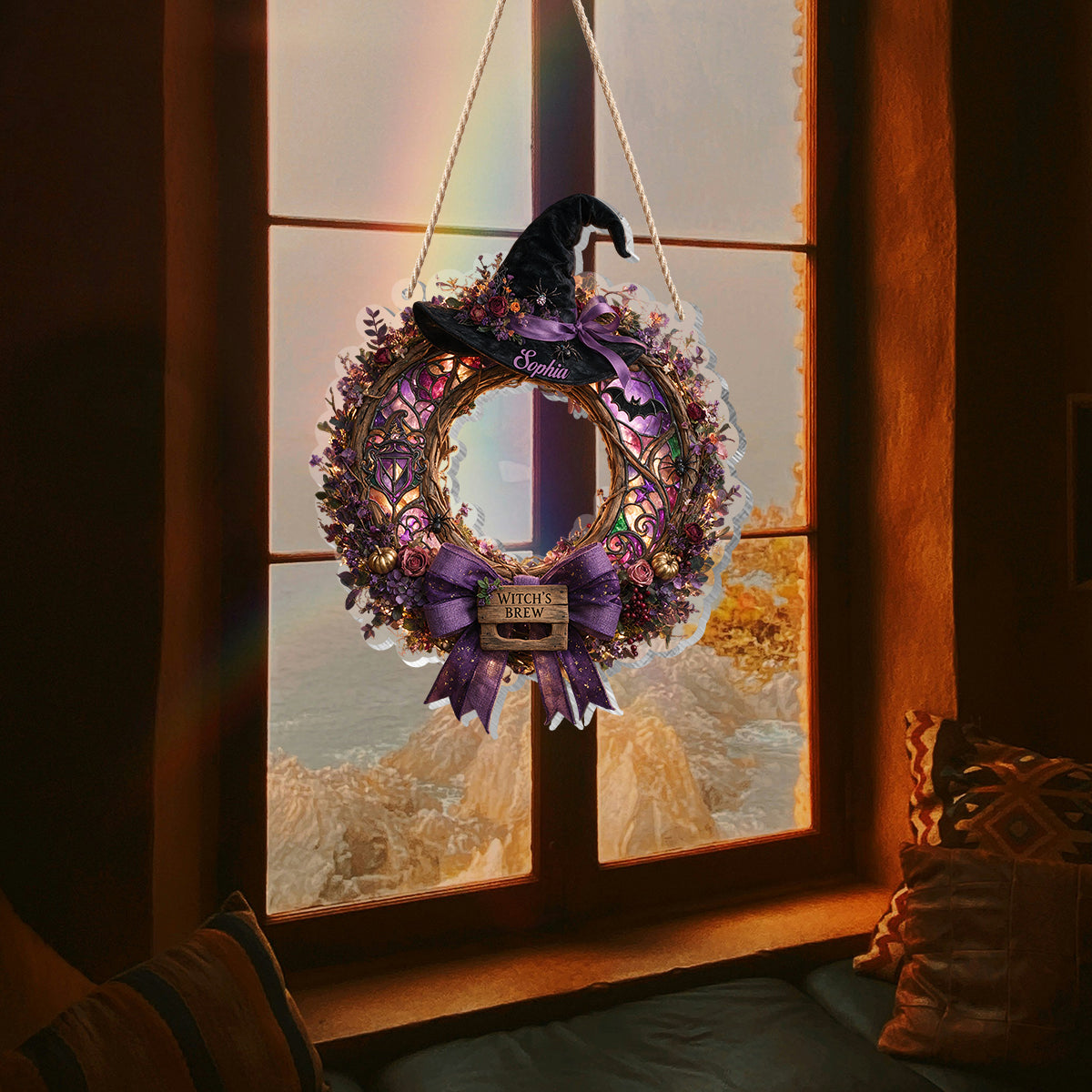 Practical Magic - Personalized Witch LED Light Acrylic Sign