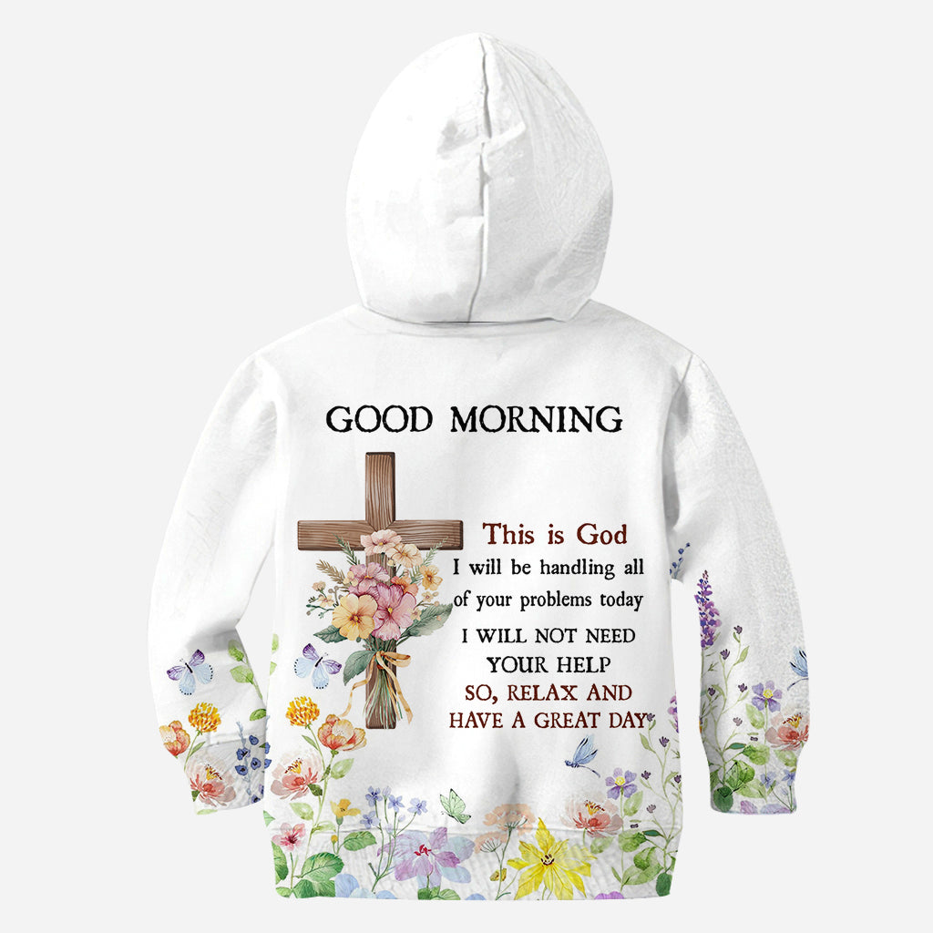 Guten Morgen, hier spricht Gott – Personalisiertes christliches T-Shirt