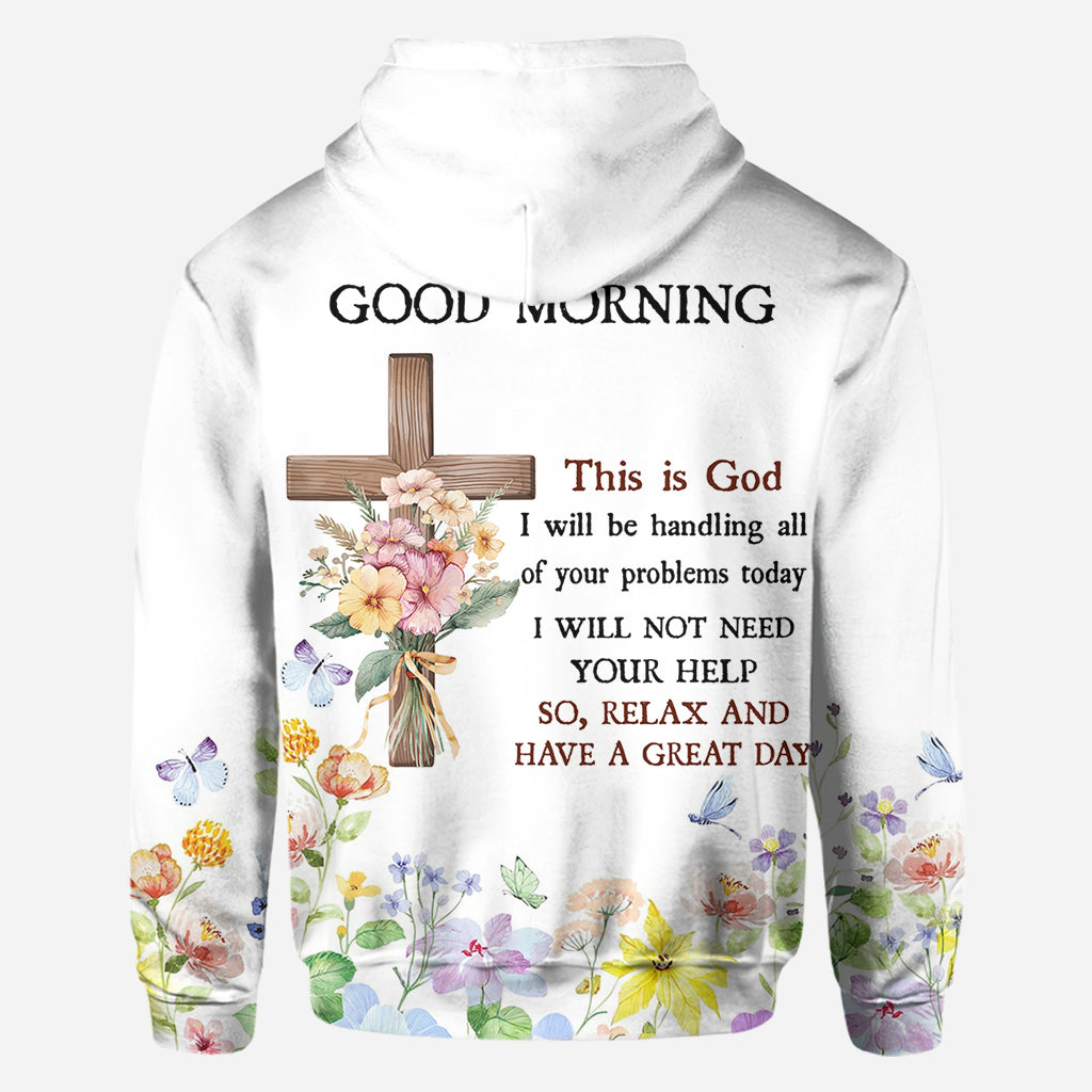 Guten Morgen, hier spricht Gott – Personalisiertes christliches T-Shirt