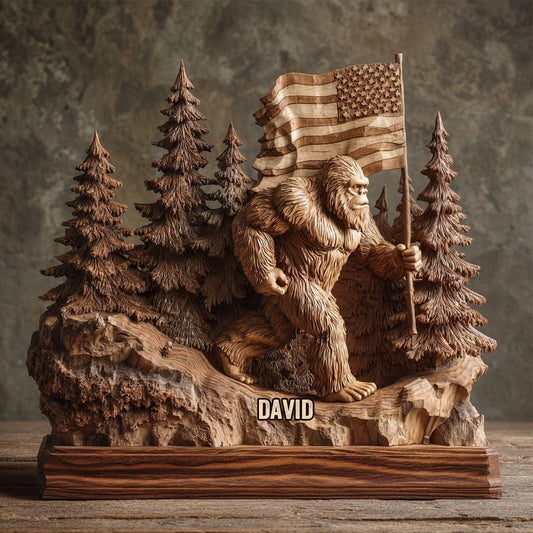 Je crois - Plaque en bois personnalisée pour la randonnée