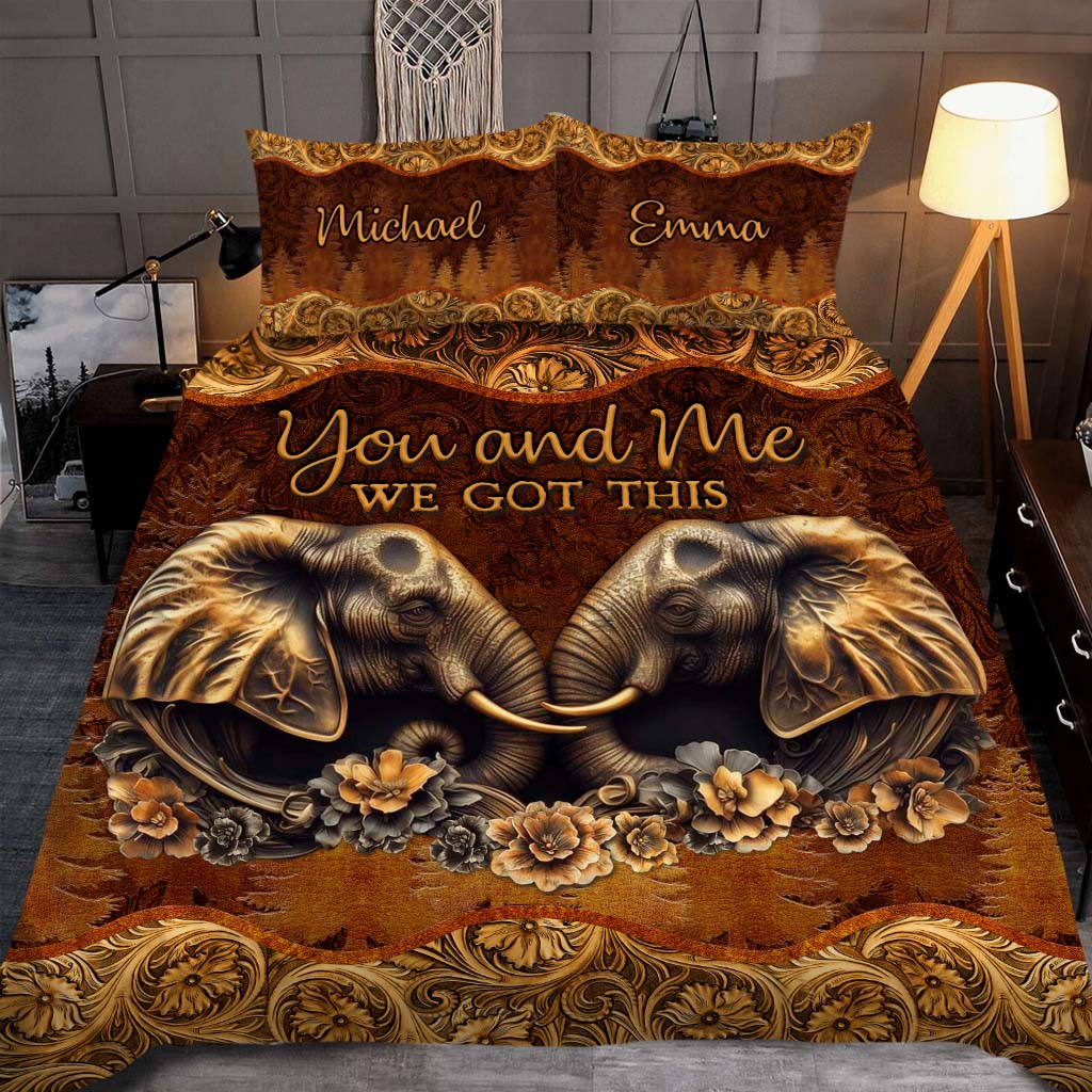 You & Me - Personalized Couple Quilt Set