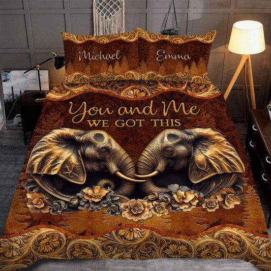 You & Me - Personalized Couple Quilt Set