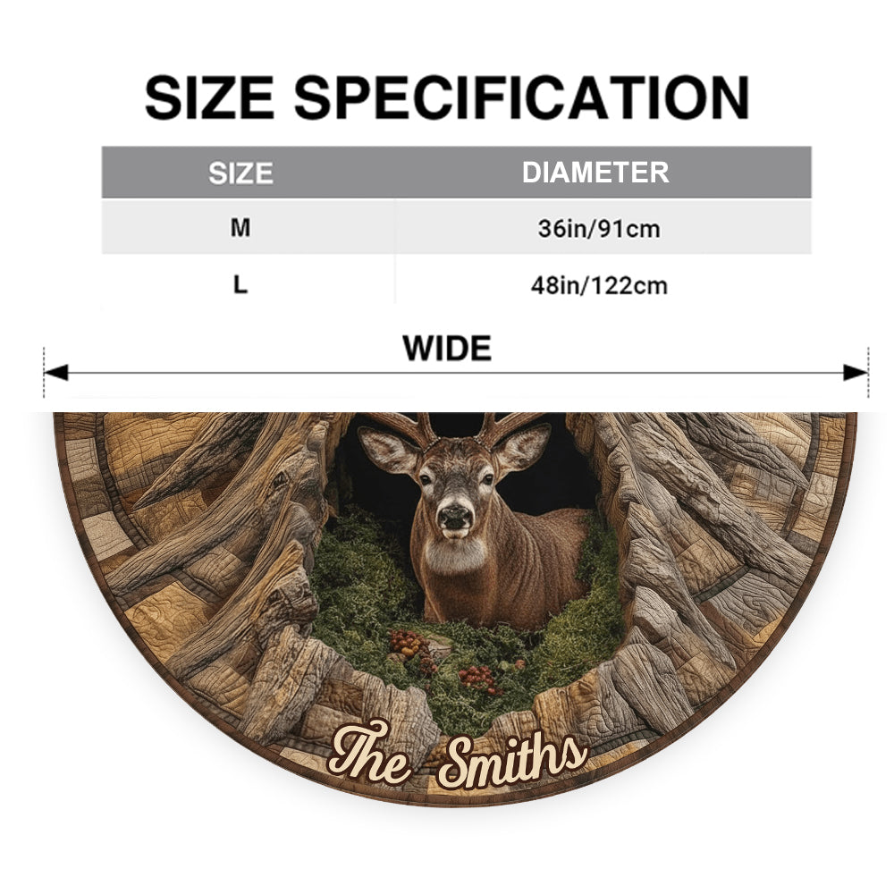 Liebe zur Jagd – Personalisierter Baumrock in Jagdform