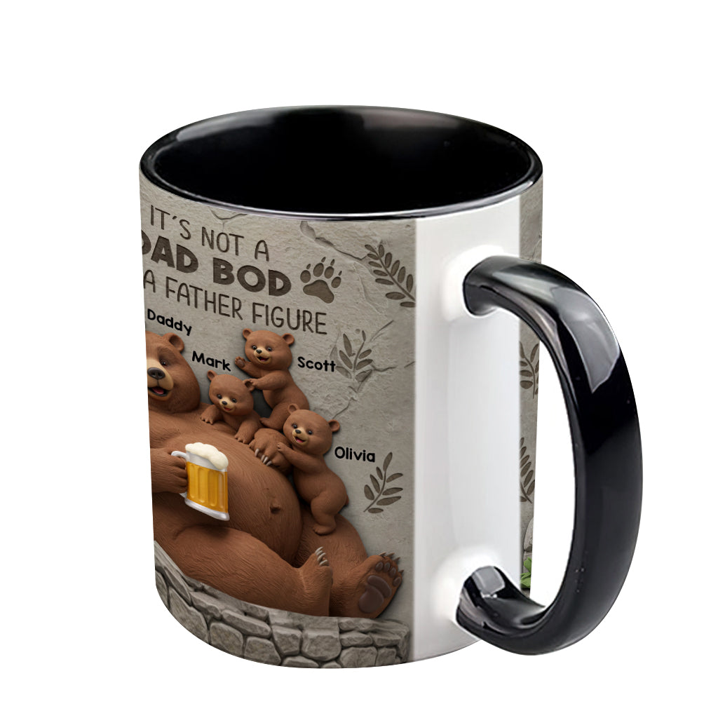 It's Not A Dad Bod - Personalized Father Accent Mug