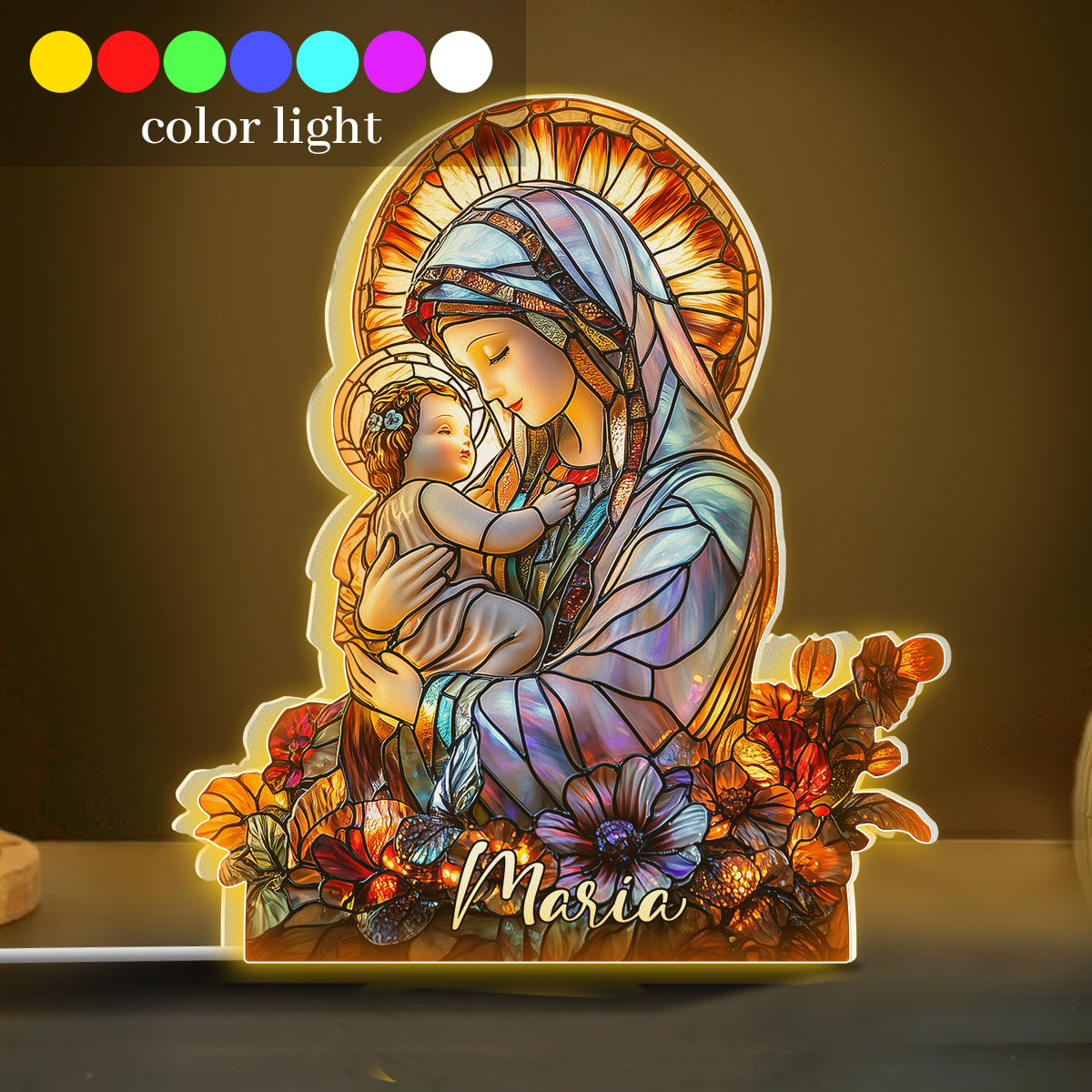 Gläubiger – Personalisierte Leuchtbox in christlicher Form
