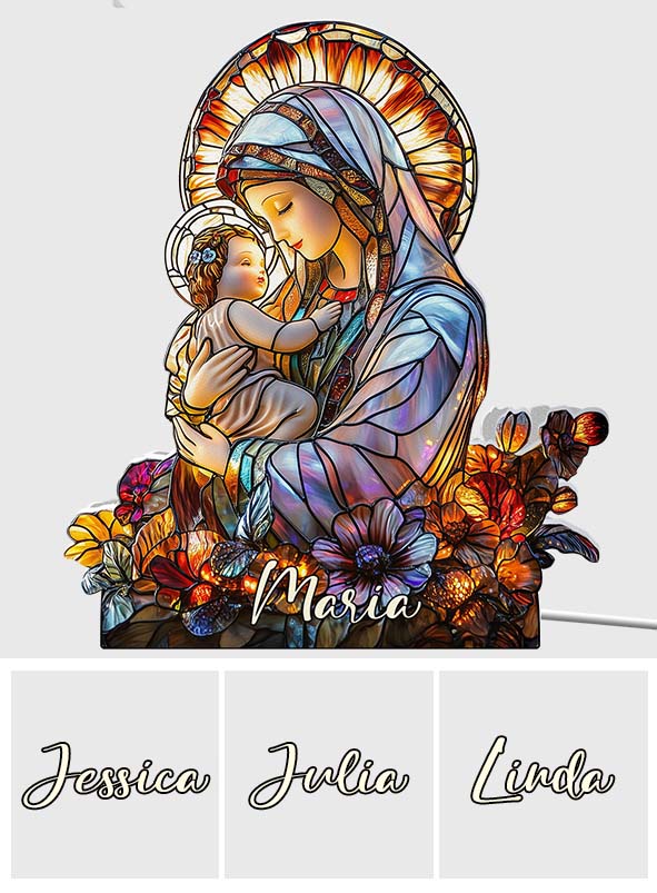 Gläubiger – Personalisierte Leuchtbox in christlicher Form
