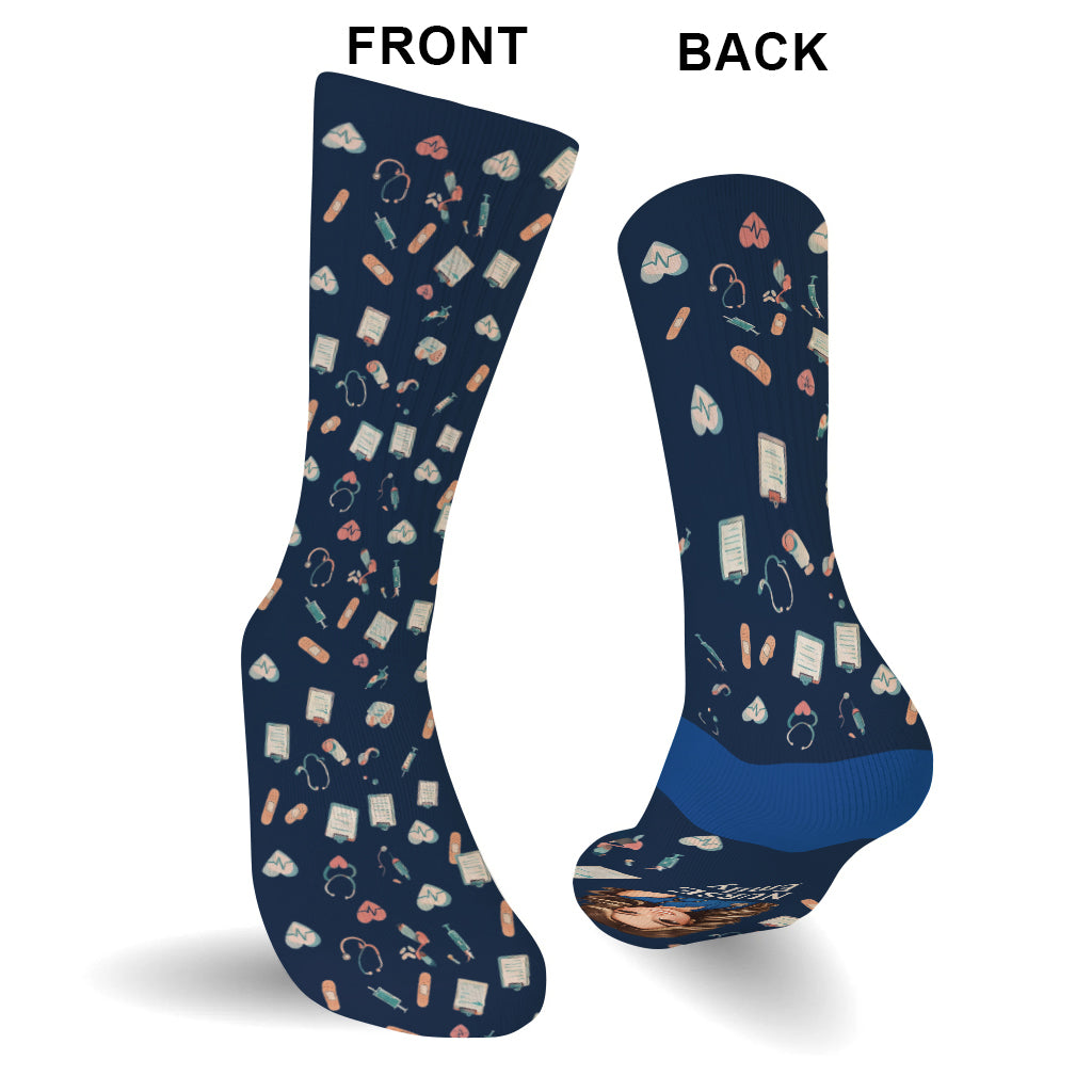 Night Shift Recovery - Personalized Nurse Socks