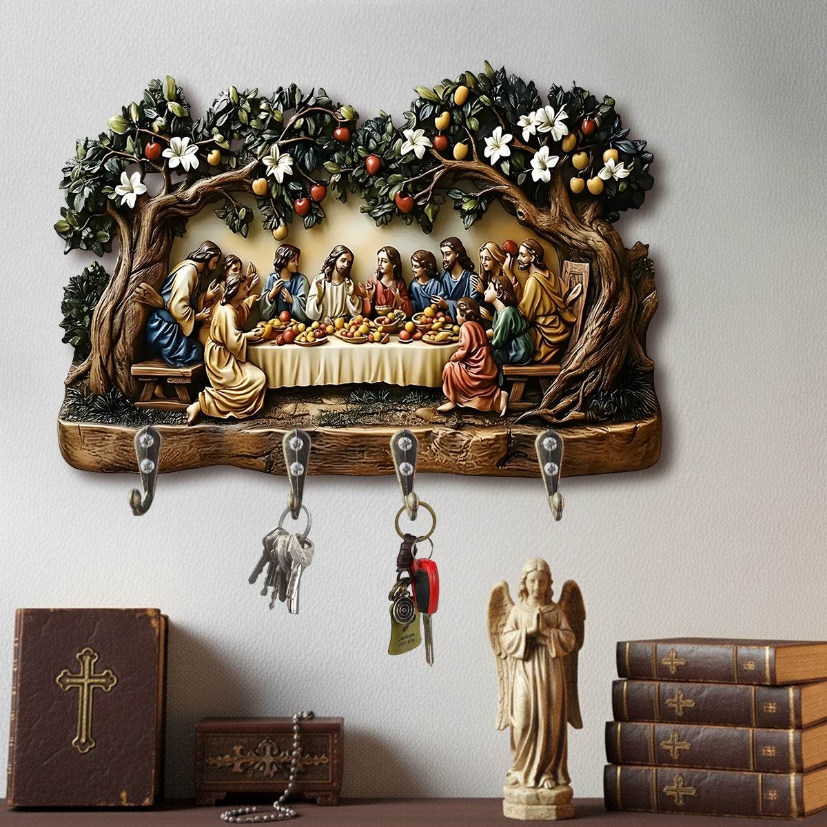 La Cène - Porte-manteau chrétien sur mesure