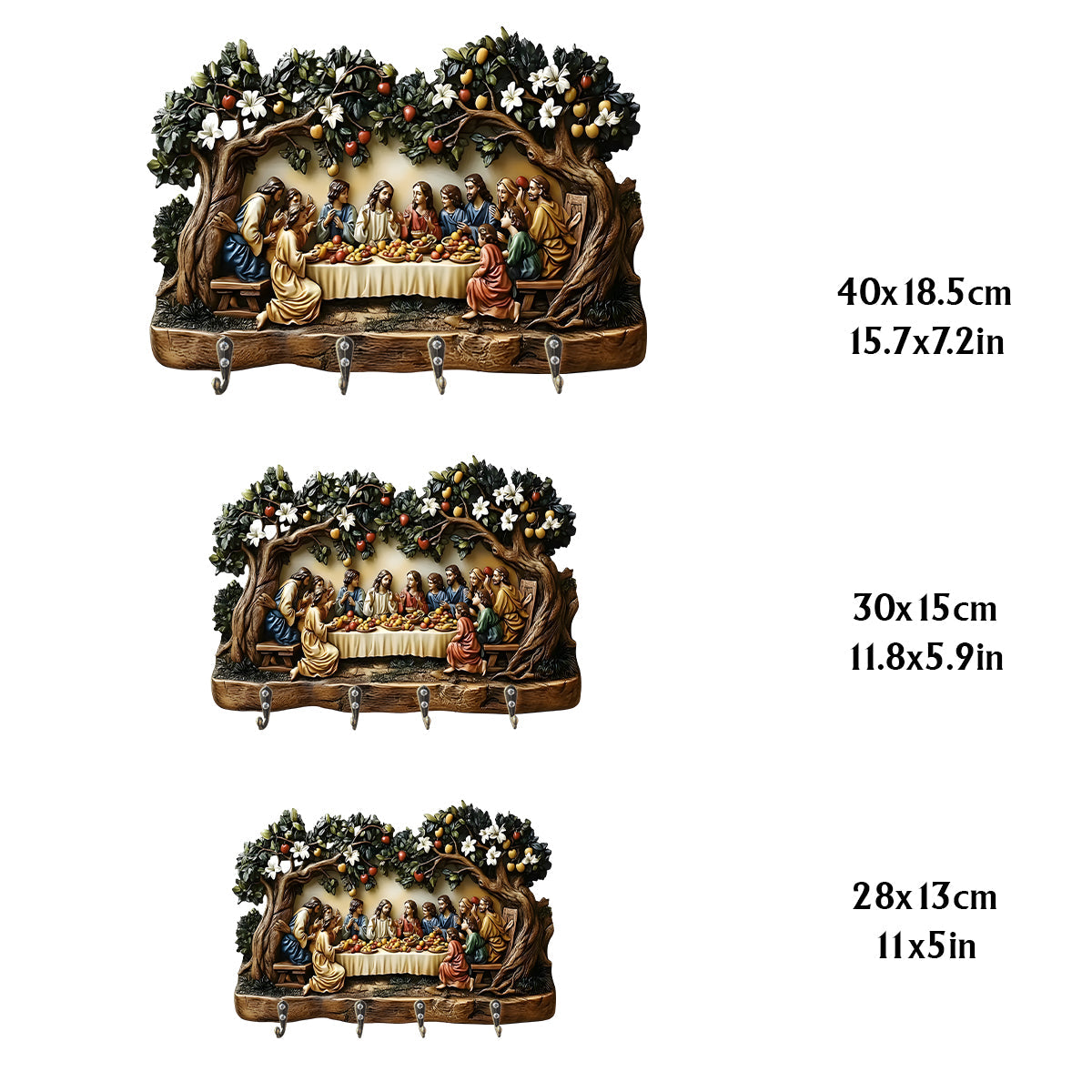 La Cène - Porte-manteau chrétien sur mesure