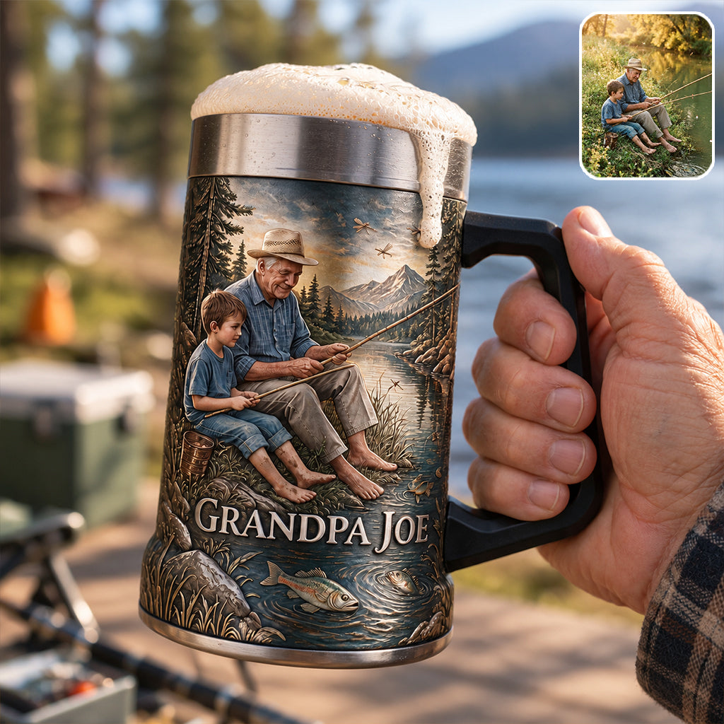 It's Always Fishing Season - Personalized Fishing Beer Stein