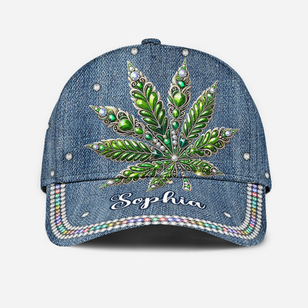 Atemberaubendes Blatt – personalisierte Weed Classic Cap