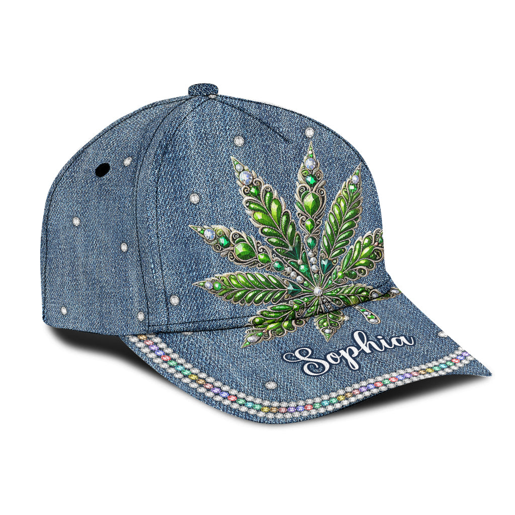 Atemberaubendes Blatt – personalisierte Weed Classic Cap