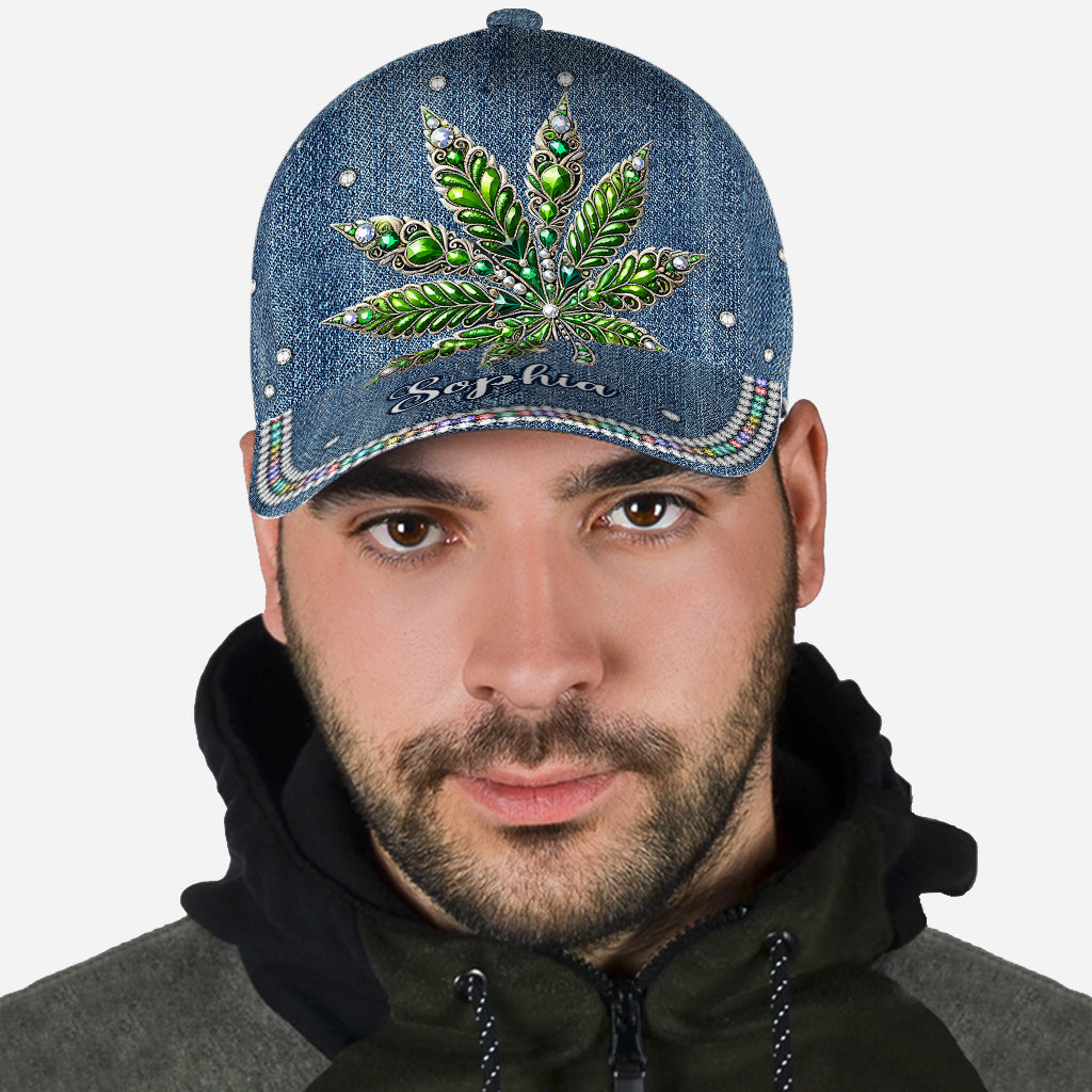 Atemberaubendes Blatt – personalisierte Weed Classic Cap