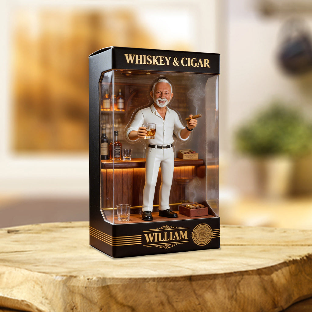 The Whiskey Lover Gift Set - Personalized Whisky LED Acrylic Sign & Plaque & Travel Bag