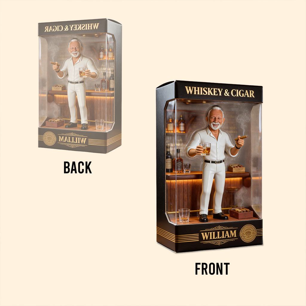 The Whiskey Lover Gift Set - Personalized Whisky LED Acrylic Sign & Plaque & Travel Bag