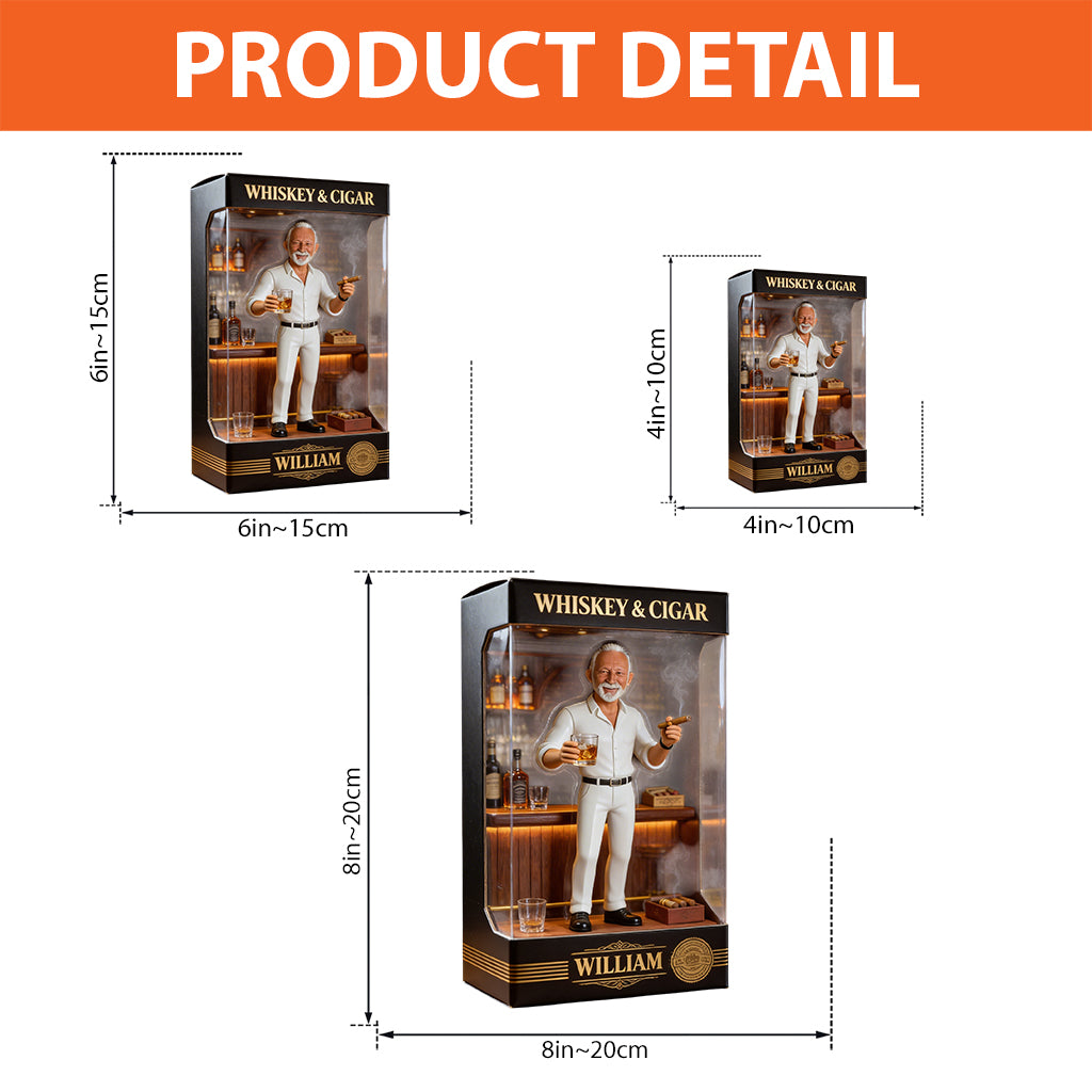 The Whiskey Lover Gift Set - Personalized Whisky LED Acrylic Sign & Plaque & Travel Bag