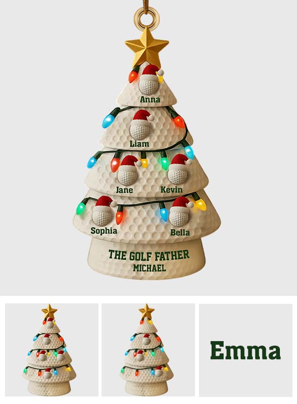 Le Père Golfeur - Ornement de golf personnalisé
