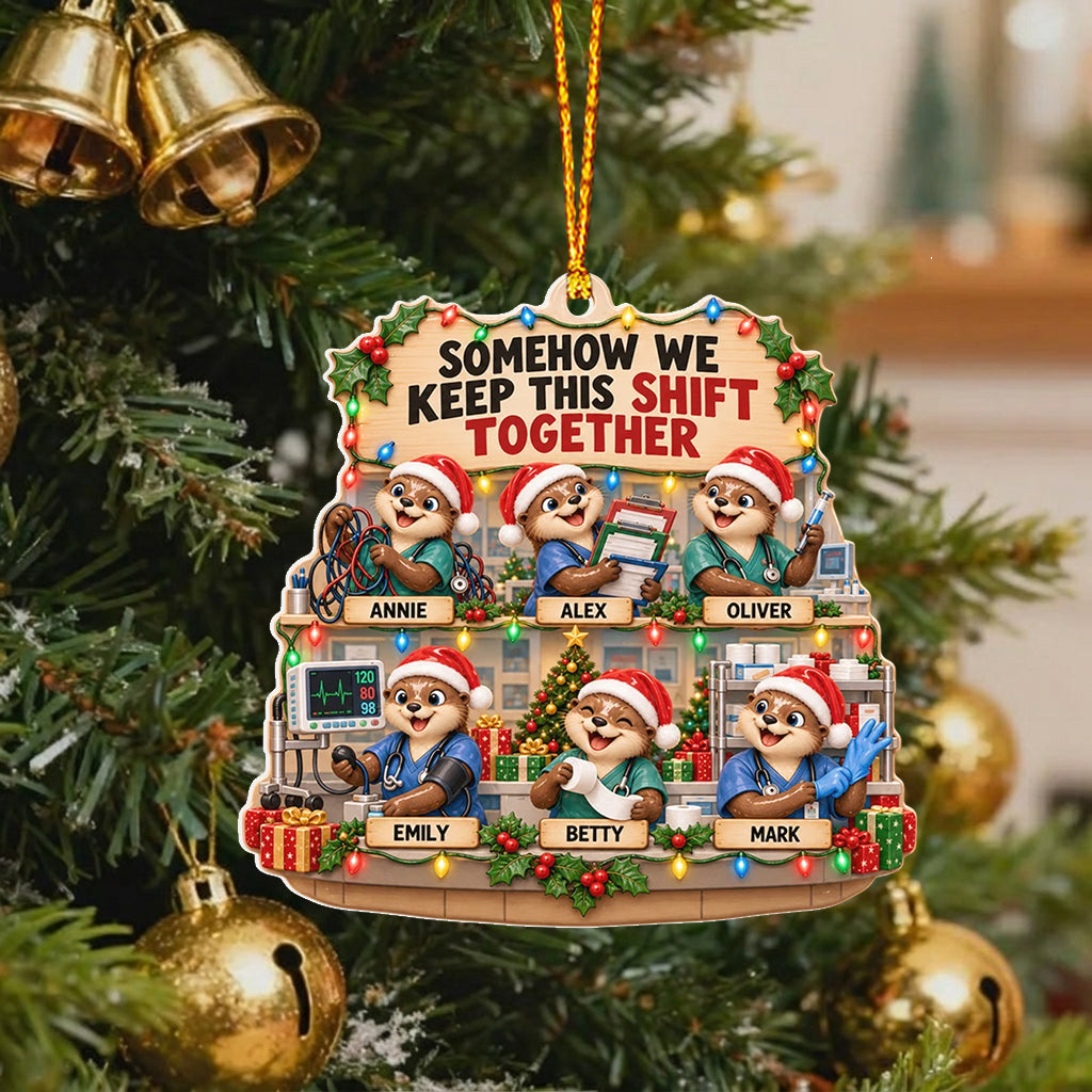 We Keep The Shift Together - Personalized Nurse Premium 3D Ornament