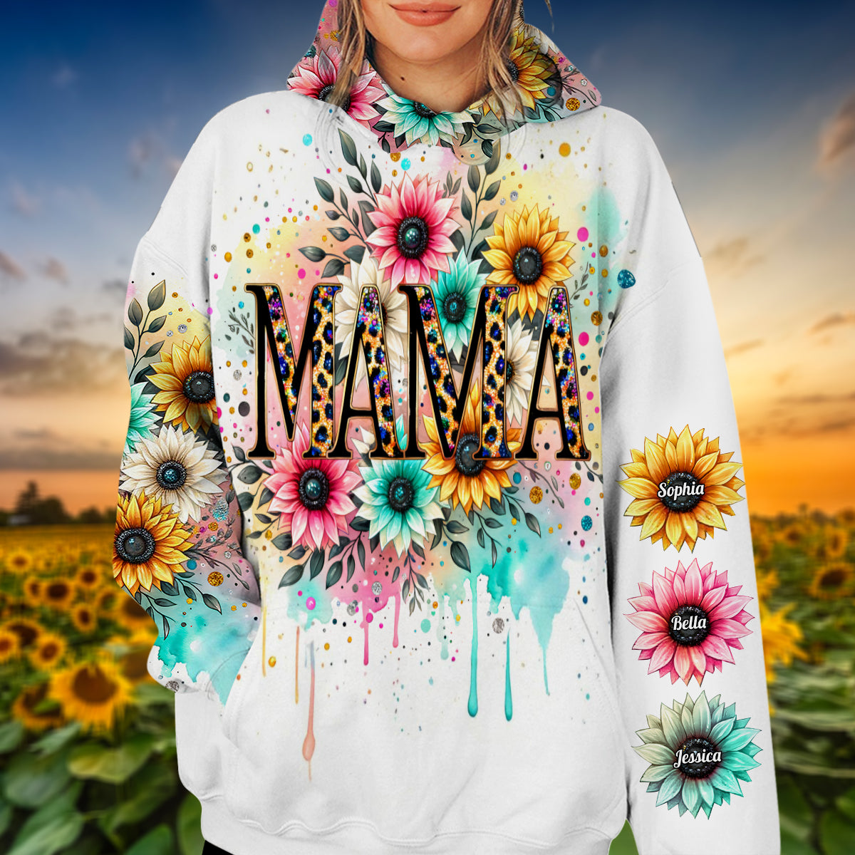 Fabulous Mom - Personalized Mother All Over Shirt