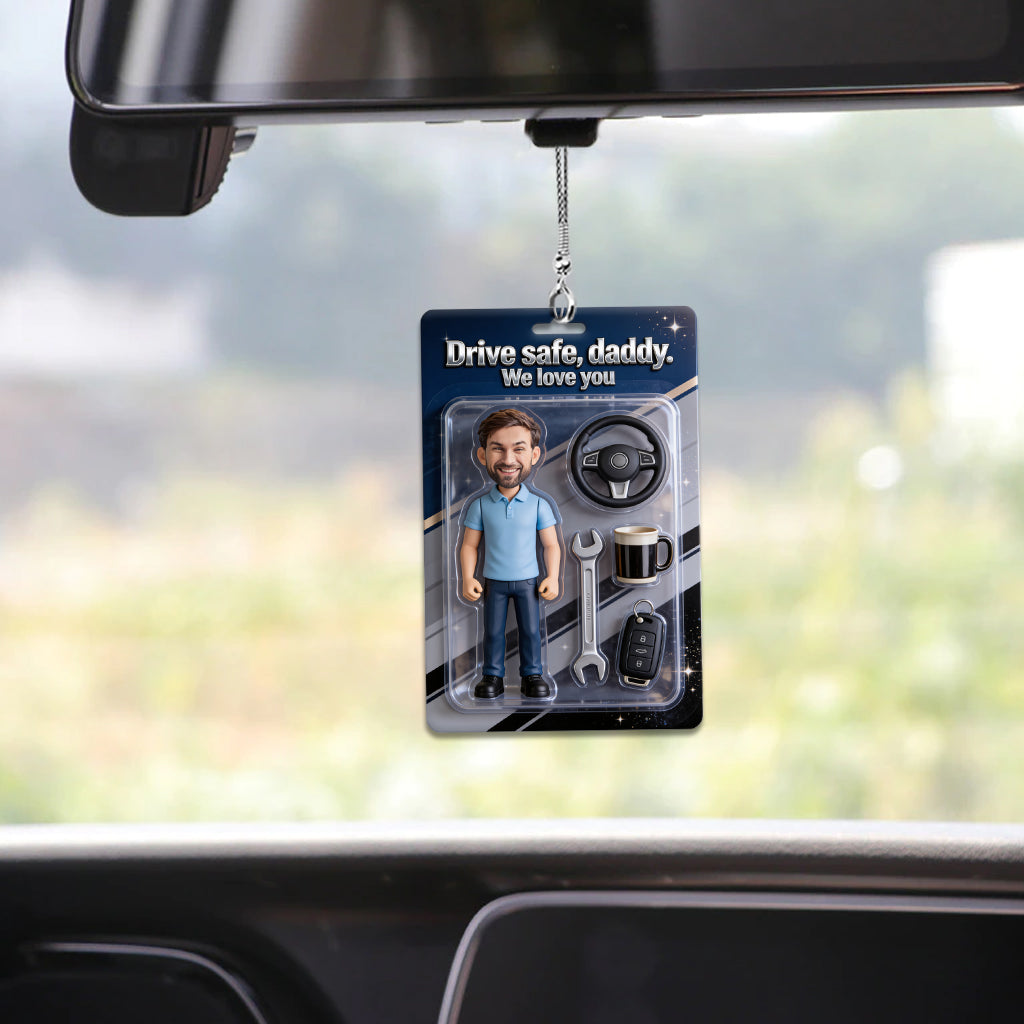 Father Gift - Personalized Father Car Ornament